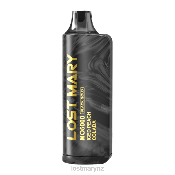 LOST MARY Sale - LOST MARY MO5000 Black Gold Edition 2L4R95 Iced Peach Colada