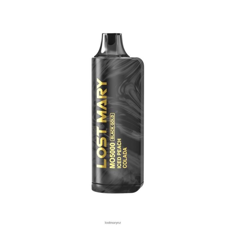 Lost Mary Flavours - LOST MARY MO5000 Black Gold Disposable 10mL FPTZ3 Iced Peach Colada