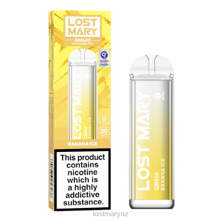 LOST MARY Price - LOST MARY QM600 Disposable Vape 2L4R167 Banana Ice
