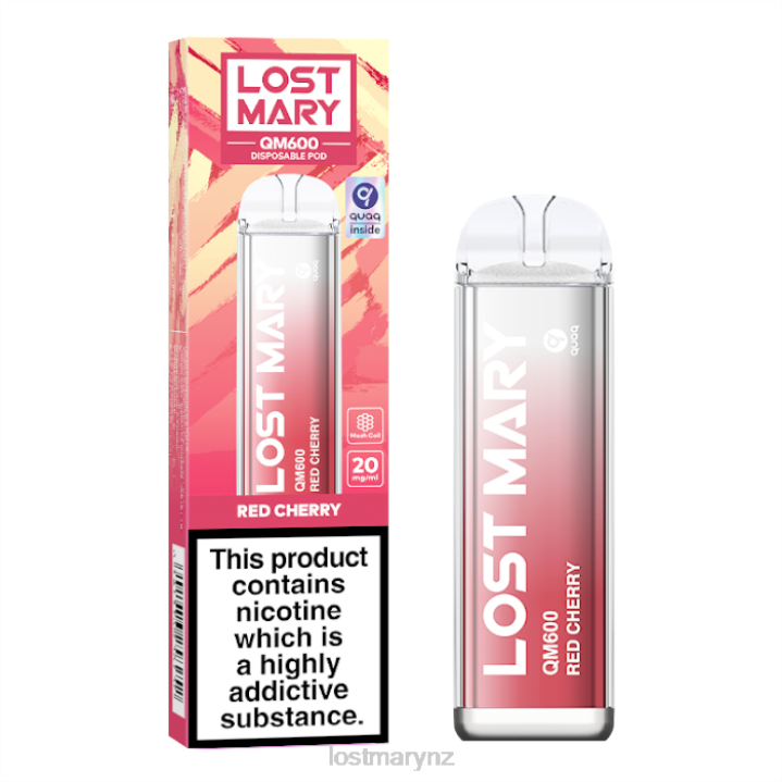 LOST MARY Vape - LOST MARY QM600 Disposable Vape 2L4R162 Red Cherry