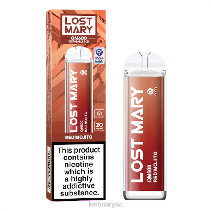 LOST MARY Vape Price - LOST MARY QM600 Disposable Vape 2L4R164 Red Mojito