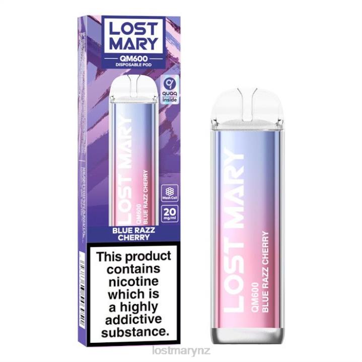 LOST MARY Wholesale - LOST MARY QM600 Disposable Vape 2L4R156 Blue Razz Cherry