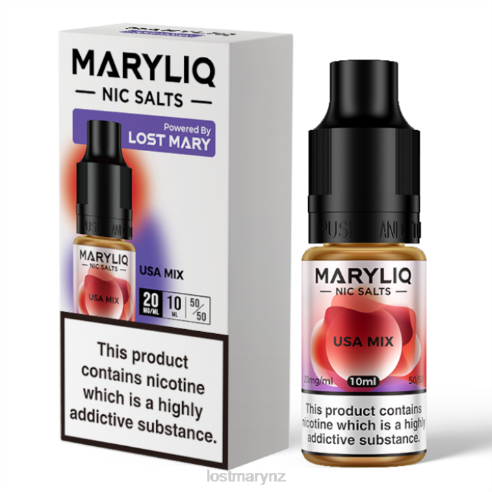 LOST MARY Vape Flavours - LOST MARY MARYLIQ Nic Salts - 10ml 2L4R219 Usa Mix