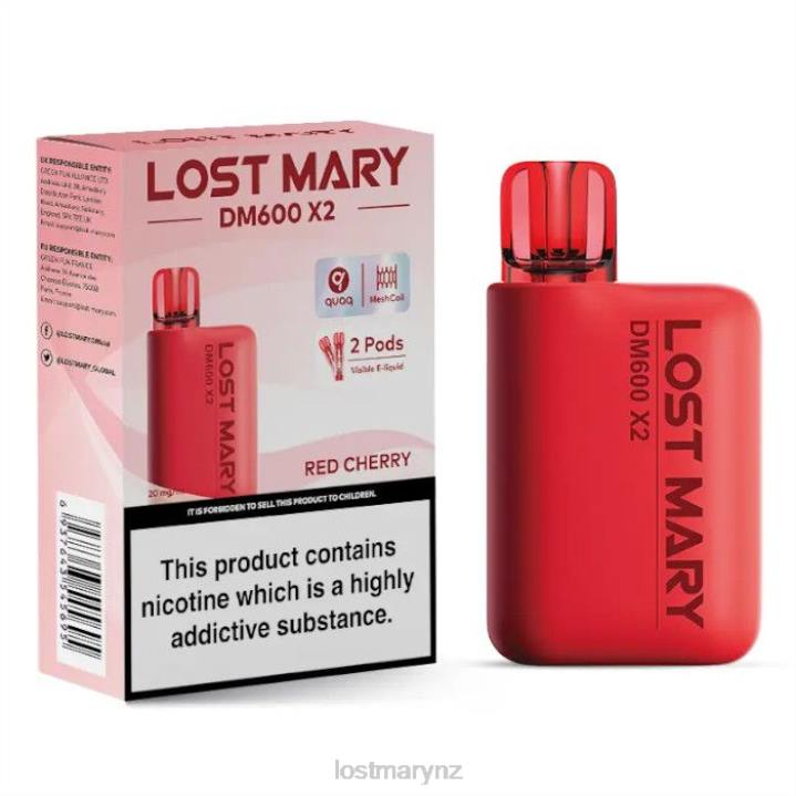LOST MARY NZ - LOST MARY DM600 X2 Disposable Vape 2L4R198 Red Cherry