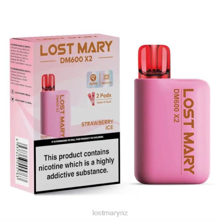 LOST MARY Sale - LOST MARY DM600 X2 Disposable Vape 2L4R205 Strawberry Ice