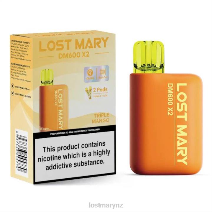 LOST MARY Vape Flavours - LOST MARY DM600 X2 Disposable Vape 2L4R199 Triple Mango