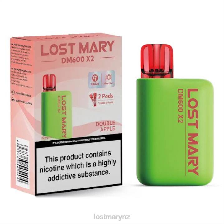 LOST MARY Vape NZ - LOST MARY DM600 X2 Disposable Vape 2L4R191 Double Apple