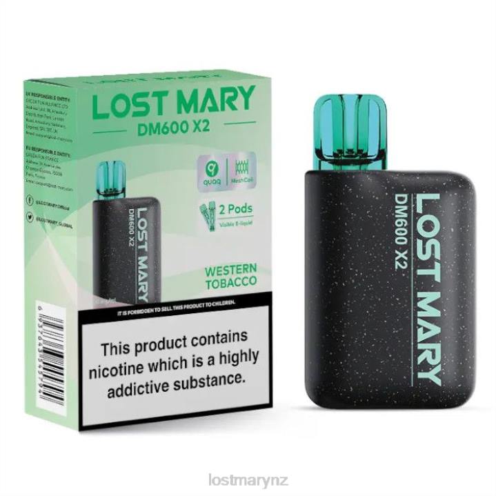 LOST MARY Vape NZ - LOST MARY DM600 X2 Disposable Vape 2L4R201 Western Tobacco