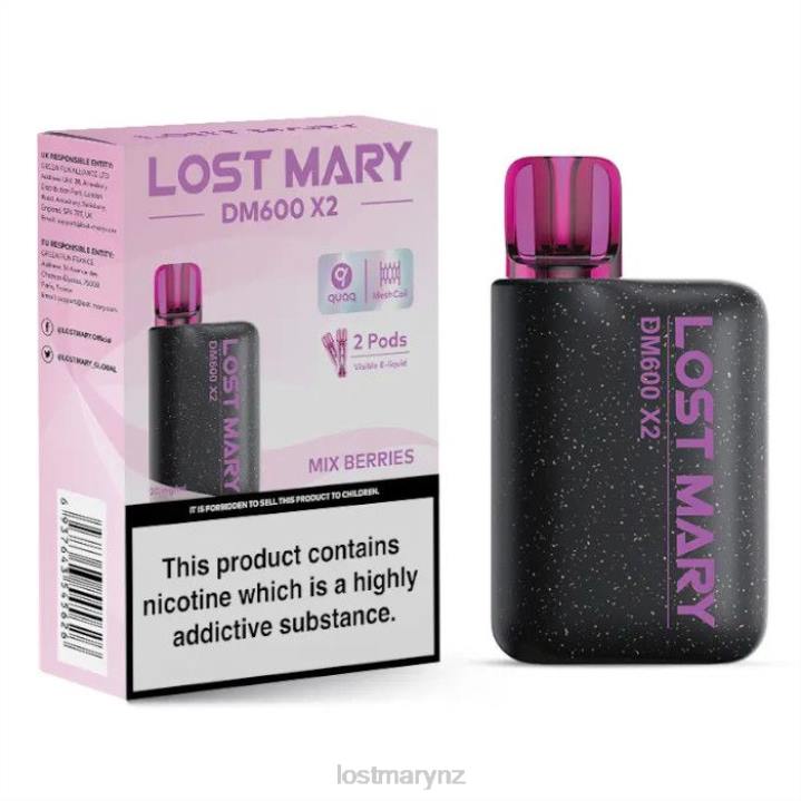 LOST MARY Wholesale - LOST MARY DM600 X2 Disposable Vape 2L4R196 Mix Berries